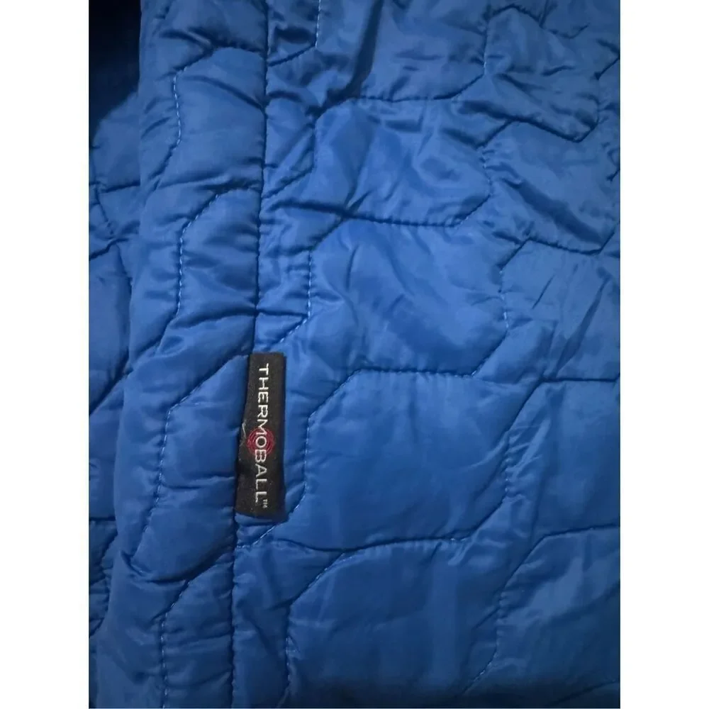 The North Face Thermoball blue puffer jacket 5